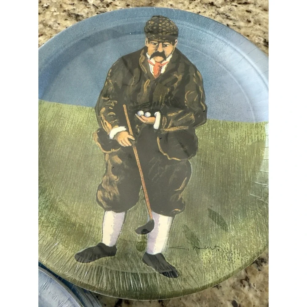 Golf Themed Paper Plates 8&10